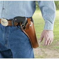 Hunter Crossdraw Leather Holster - Fits medium to large frame double-action revolvers 021771241041