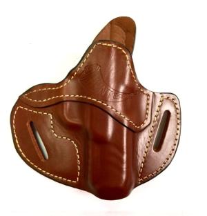 Hunter Company 2 Loop Pancake Leather Holster, Medium/Large Frame, S&W M&P Fullsize, Chestnut Tan, Chestnut Tan, 3608