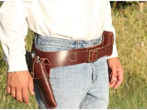 Hunter Buscadero Cap and Ball Black Powder Revolver Gun Belt - 682321