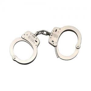 Smith and Wesson 100 Handcuffs Nickel 350103