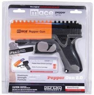 Mace Pepper Gun 2.0 with Strobe LED and Integrated Picatinny rail 80406