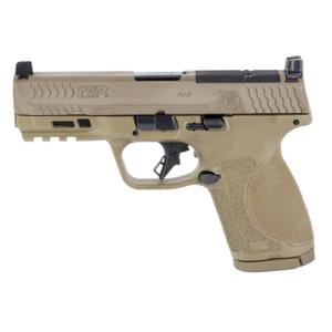 Smith and Wesson M&P9 M2.0 Compact 9MM 4.07" w/ 5 Mags and Savior Range Bag - FDE 