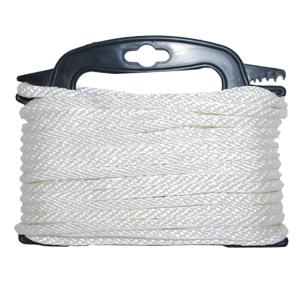 Attwood Marine Braided Nylon Rope - 3/16 x 100' - White, 117553-7