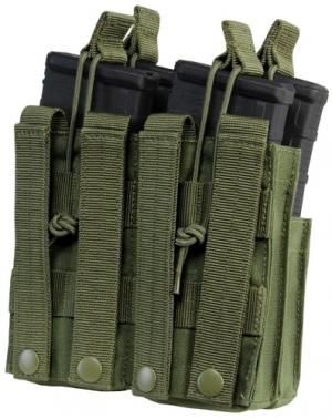 Condor Double Stacker M4 Mag Pouch | OD Green | LAPoliceGear.com MA43_005