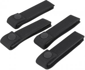 Condor 4in Mod Straps, 4 Pcs / Pack, Black, 223-002