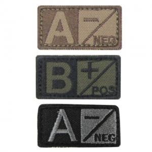 Condor Blood Type Patch 6 Pcs/Pack, Apos, Tan/Brown, 229A+003-3