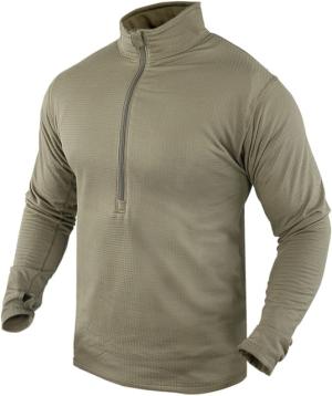 Condor Base II Zip Pullover, Tan, Extra Large, 603-499-XL