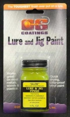 Pro-Tec Powder Paint Glo Jig Paint, Yel/Cht, 232