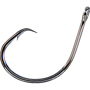 Mustad UltraPoint Demon Perfect Offset 1X Circle Hook Model 39940NP-BN - Black