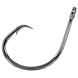 Mustad UltraPoint Demon Perfect Offset 1X Circle Hook Model 39940NP-BN - Black