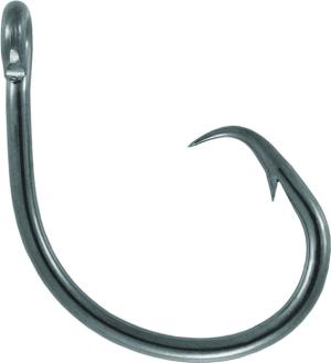 Mustad UltraPoint Demon Perfect Circle Hook, Opti Angle Needle Point, 1X Strong, Ringed Eye, Black Nickel, Size 4/0, 10 per Pack, 39940NP-BN-4/0-10U