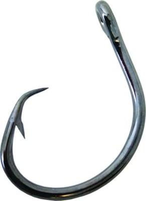 Mustad UltraPoint Demon Perfect Circle Hook, Needle Point, 2X Short Shank, 3X Strong, Wide Gap, Ringed Eye, Black Nickel, Size 9/0, 5 per Pack, 39950NP-BN-9/0-5U