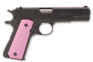 BROWNING FIREARMS 1911-22 22LR Full-Size Rimfire Pistol with Pink Grips 051818490