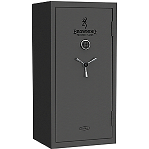 Browning Ultra 33-Gun Safe - Hammer Gloss Gray 023614436683