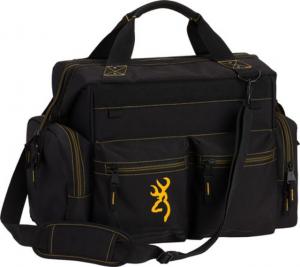 Browning Shooting Bag, Black/Gold, 121095899 023614937715