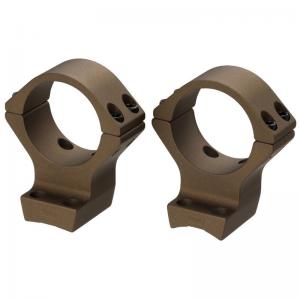 Browning X-Bolt Scope Rings 34mm Tube Low Height Burnt Bronze Cerakote 12540