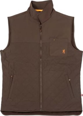 Browning Upland Qlt w/o Embroidery Vest, Chocolate, 2XL, 3059679805