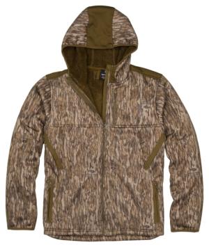 Browning High Pile Hooded Jacket - Mens, Mossy Oak Bottomland, XL, 3045461904