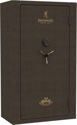 Browning RW49T 72in Rawhide SG Electronic Gun Safe, 49 Guns, Raw Metal Antique Bronze, 1601100350