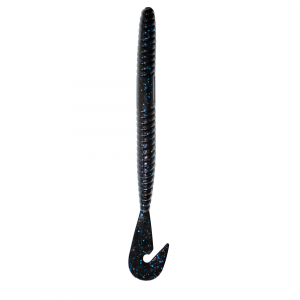Gambler Lures Worm 7" Swim Baits 5-Pack Black W/Blue Fleck - Fresh Water Soft Plastic at Academy Sports GABW7076