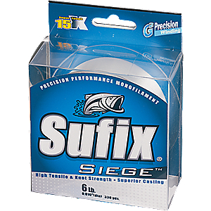 Sufix 662-120G Siege Line 20 lbs Tested, 0.018" Diameter, 330 Yards, Smoke Green 662-120G