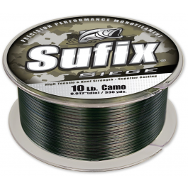 Sufix 662-106CA Siege Line 6 lbs Tested, 0.01" Diameter, 330 Yards, Camo