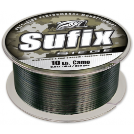 Sufix 662-108CA Siege Line 8 lbs Tested, 0.011" Diameter, 330 Yards, Camo
