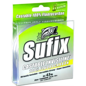 Sufix 680-908C Castable Invisiline(TM) 100% Flourocarbon