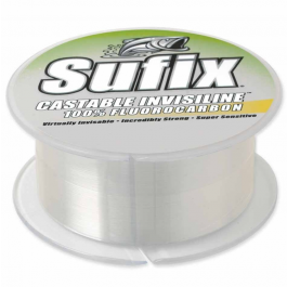 Sufix 680-1010C Castable Invisiline Fluorocarbon Line 10 lbs Tested, 0.011" Diameter, 600 Cards, Clear
