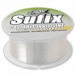 Sufix 680-1012C Castable Invisiline Fluorocarbon Line 12 lbs Tested, 0.012" Diameter, 600 Cards, Clear