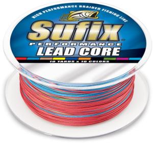 Sufix Performance Lead Core 27lb 200yd Metered Spool, 668-227MC