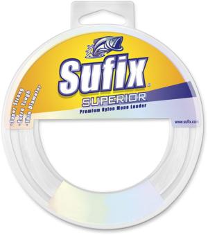 Sufix Superior Leader 20lb Line, Clear, 110 Yds, 688-020 024777902206