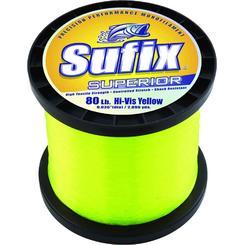 Sufix Fishing Superior Monofilament Line 40lb 6550Yds Yellow