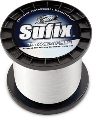 Sufix Tritanium Plus 80lb Line, Clear, 3655 Yds, 696-580