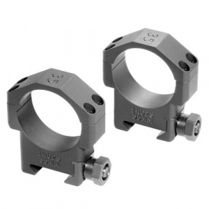 Badger Ordnance 35mm Two-Piece 1.125" Medium 4 & 4 Screws Aluminum Black Scope Rings 306-120 024854091052