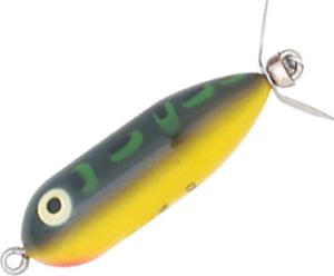 Heddon Baby Torpedo Topwater Prop Bait, 2 1/2in, 3/8 oz, Bullfrog, X0361BF