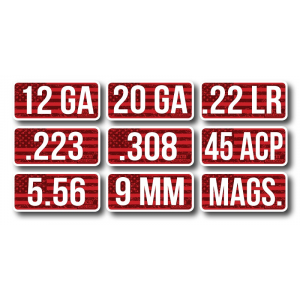MTM Ammo Caliber Labels 5.56 - 8/ct MTCL556