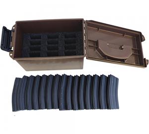 MTM TAC MAGBOX HOLDS 15-30RD Magazines 026057360201