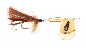 Joe's Flies Super Striker Elite In-Line Spinner Fly, Sz 4, 1/4 oz March Brown, B-4131 B4131