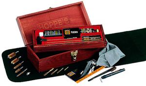 Hoppes BUOXH Bench Rest Gun Premium Cleaning Kit w/Cherry Stained Hardwood Box 026285515343