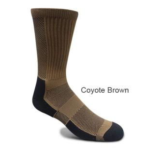 Covert Threads Jungle Sock W/ Insect Repelling Tech Od, Coyote Tan, Medium, 7430 CT 7430CT
