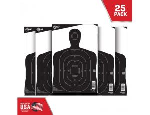 Allen Ez Aim Paper Silhouette Target 12 X 18 Black &amp; White 026509042778