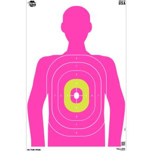 Allen Company EZ Aim Fun In The Pink Silhouette Target 23x35 inch 3 Pack 15653