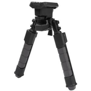 Allen Helix Rifle Bipod Tilt Swivel Stud Mount, Rapid-Snap Legs, 9"-12", Black 