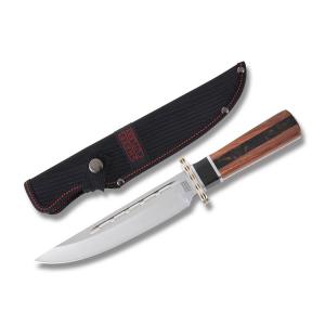 Frost Cutlery Sharps Cutlery Hunter 3Cr13 Stainless Steel Blade Wood/Celluloid Handle SHP-007