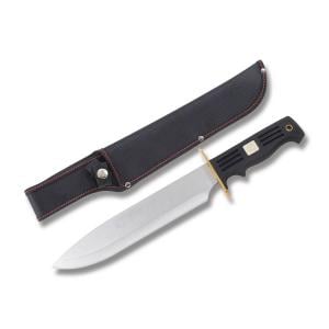 Frost Cutlery Quicksilver Bowie Stainless Steel Blade Rubberized Handle 026615093886
