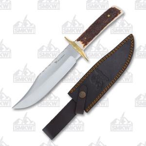 Hen & Rooster Clip Point Stag Bowie HRI-805