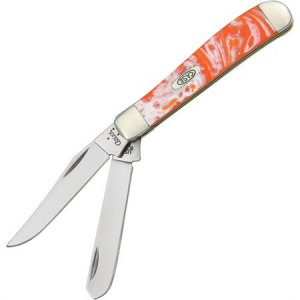 Case Knives 9207TN Mini Trapper Tennessee Orange With Corelon Handle