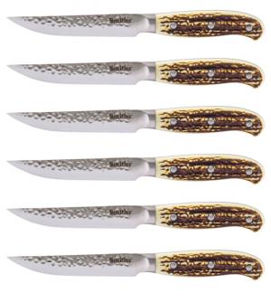 Smith's Consumer Products Cabin & Lodge Cutlery 6-Pcs Steak Set, Stag, 51058 027925510582