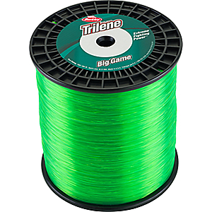 Berkley 1003000 Trilene Big Game Monofilament Spool 3270 Yards, 0.028" Diameter, 50 lb Breaking Strength, Solar Collection
